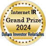 Daiwa Investor Relations "Internet IR Commendation Award 2024"
